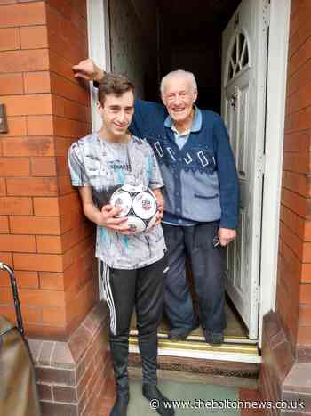 Bolton grandad wins signed Bolton Wanderers football for this grandson - The Bolton News