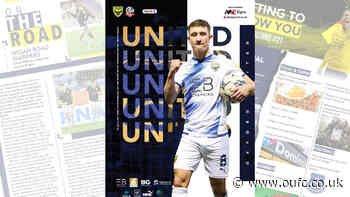 Bolton Programme - News - Oxford United