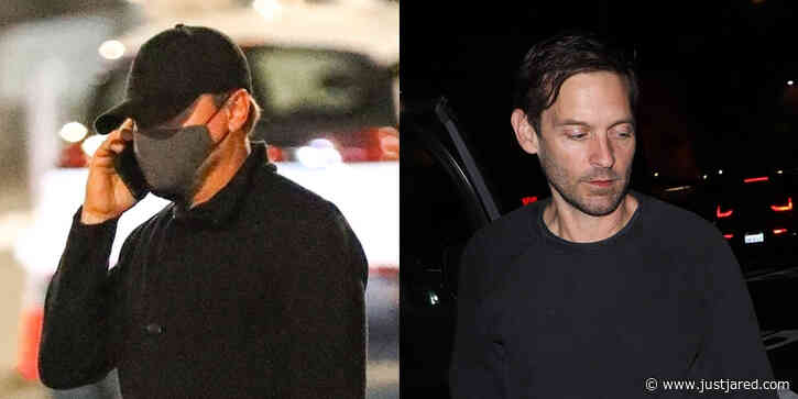 BFFs Leonardo DiCaprio & Tobey Maguire Kick Off Super Bowl Weekend at Justin Bieber's Show