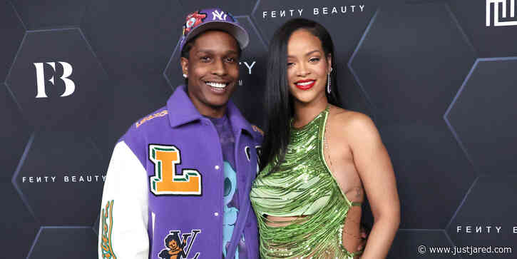 Pregnant Rihanna Dresses Up Her Baby Bump In Shredded Green Top
