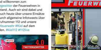 Twittergewitter: So liefen ersten Stunden der Feuerwehr Kiel auf Twitter - Kieler Nachrichten