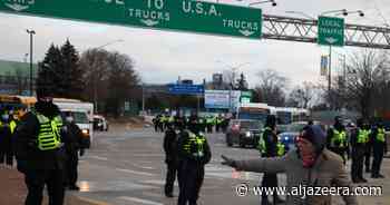 Latest Canada updates: Police clear protesters occupying bridge - Al Jazeera English