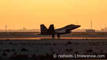 F-22s from 1st Fighter Wing at Joint Base Langley-Eustis in Hampton deploy to Middle East