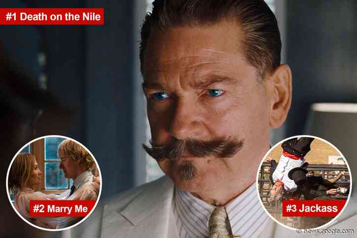 'Death on the Nile' tops domestic box office - New York Post
