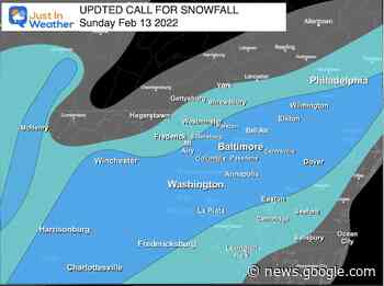 My Updated Call For Higher Snowfall PLUS Expanded Winter Weather Advisory - Just In Weather