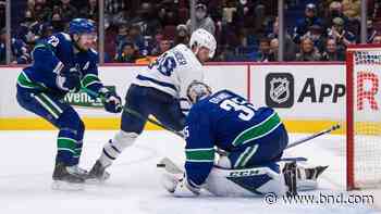 Demko has 51 saves as Canucks beat Maple Leafs 3-2 - Belleville News-Democrat