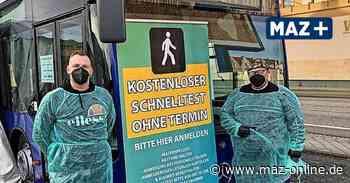 Erstes Drive in-Testzentrum in Rathenow - Märkische Allgemeine Zeitung