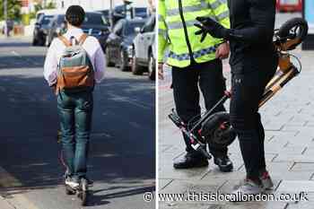 Erith man fined for riding e-scooter without insurance