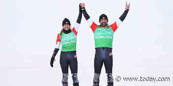 Team USA wins gold in first-ever Olympic mixed team snowboard cross event