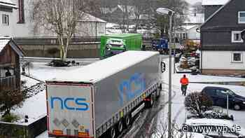 Glatte Straßen rund um Siegen: Winter gibt neues Gastspiel - WP News