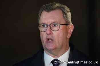 Little chance of progress over protocol before elections, DUP leader warns - Ealing Times