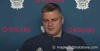 Sheldon Keefe on the Leafs conceding five goals in Calgary: "It is nothing to do with goaltending" - Maple Leafs Hot Stove