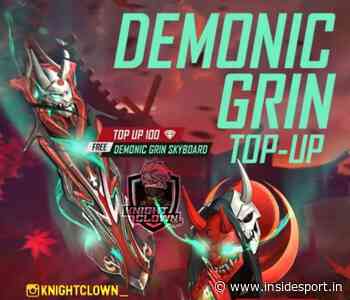 Free Fire Demonic Grin Top-up: Get skyboard and backpack - InsideSport