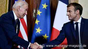 Ukraine: Biden und Macron drängen Putin zu Deeskalation