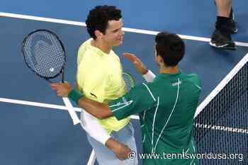 When Novak Djokovic apologized to Milos Raonic for leaving the court - Tennis World USA