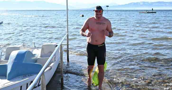 Extremschwimmer Bieber bricht Eismeilen-Rekord