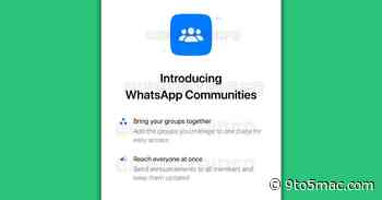 Here’s another look at WhatsApp’s upcoming Communities feature