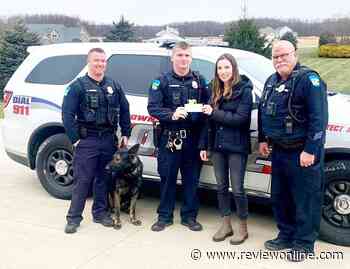 Donation to help fundraising effort for next St. Clair K-9 - The Review