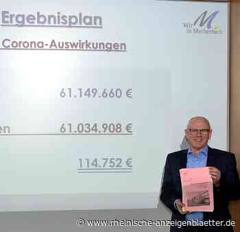 Haushalt der Stadt Mechernich: Kämmerer Claßen schreibt wieder eine schwarze Null - Mechernich - Rheinische-Anzeigenblätter.de