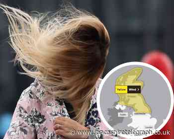 Met Office issues yellow weather warning for Lancashire