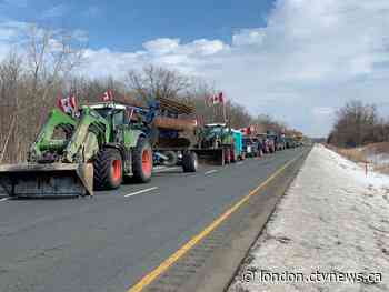 Protest in Lambton County keeps Hwy. 402 closed for fourth day in a row - CTV News London