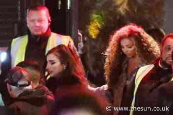 Jesy Nelson flanked by security as she leaves London pub amid attempts to revive solo career... - The Sun