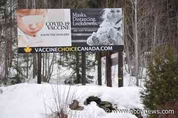 COVID vaccine billboard outside Nelson ruled as ‘misleading’ but won’t have to come down - Abbotsford News