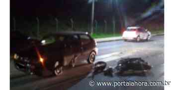 Acidente entre carro e moto deixa jovem gravemente ferido em Imbituba; condutor do automóvel deixou local - Portal AHora