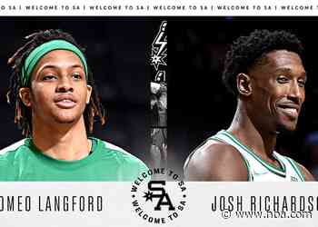 SPURS ACQUIRE JOSH RICHARDSON, ROMEO LANGFORD, 2022 FIRST ROUND PICK &amp; RIGHTS TO SWAP FUTURE FIRST ROUND PICK