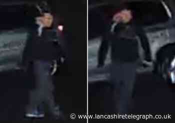 Man spotted trying car door handles in Billington