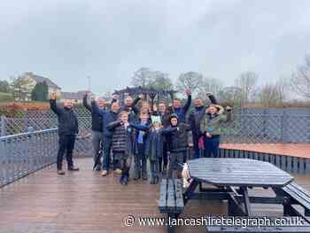 Rolls Royce build outdoor classroom for Coates Lane Primary School