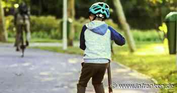 Landkreis Bamberg: Autofahrer prallt mit Kind (9) auf Tretroller zusammen und begeht Fahrerflucht