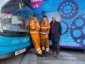 First Bus apprentices from Oldham show off new facility - theoldhamtimes.co.uk