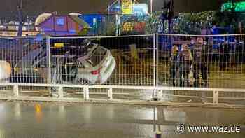 Essen: Audi RS3 landet bei Flucht vor Polizei in Baustelle - WAZ News