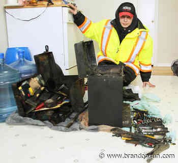Slow progress for family after garage fire - Brandon Sun