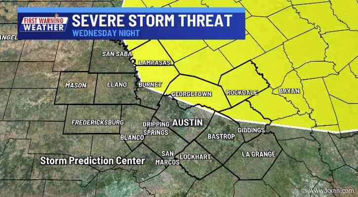 Active weather midweek: storms, rain and cooler temps