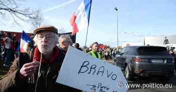 ‘Freedom convoy’ makes quiet, uncertain landing in Brussels - POLITICO Europe