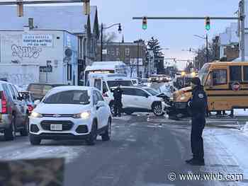 School bus, SUV collide at Grant and Forest in Buffalo