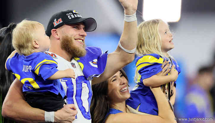 These Photos of Cooper Kupp at Super Bowl 2022 with His Wife & Kids Are So, So Cute!
