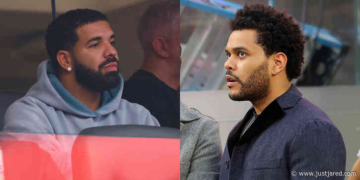 Drake & The Weeknd Watch The Super Bowl 2022 From The Stands
