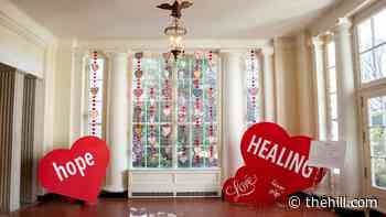 Jill Biden has students design Valentine's Day hearts as White House decorations