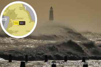 Storm Eunice: Met Office issues Yellow weather warning for wind across London