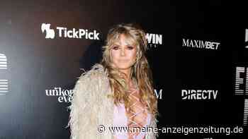 Heidi Klum beim Super Bowl 2022: Model spuckt in Live-Sendung bei Prosieben