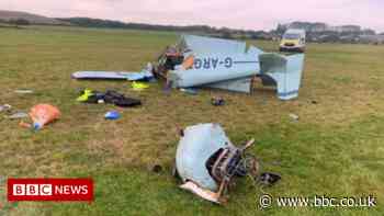 Damyns Hall Aerodrome: Pilot crashed in training for limbo stunt