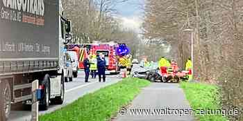 Wieder schwerer Verkehrsunfall auf der Recklinghäuser Straße in Waltrop - Waltroper Zeitung