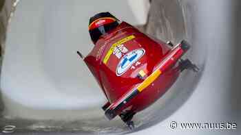 Kelly Van Petegem uit Merelbeke met Belgisch bobsleeteam op de Olympische winterspelen in Peking. - NUUS