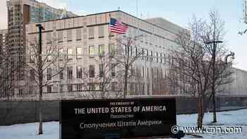 Dow falls after US announces closure of Kyiv embassy