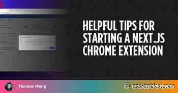 Helpful Tips for Starting a Next.js Chrome Extension