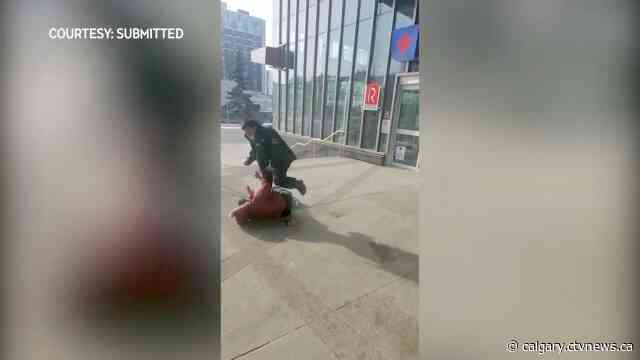 Security guard fired, police launch investigation after man assaulted outside Calgary store