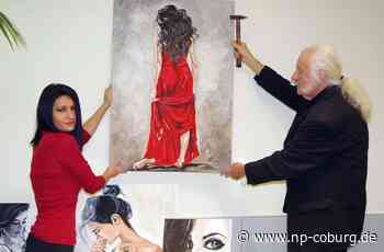 Galerie im Kronacher Impfzentrum - Ingo Cesaro und die „Lady in Red“ - Neue Presse Coburg